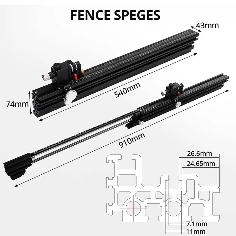 Precision Miter Gauge System for Table Saw