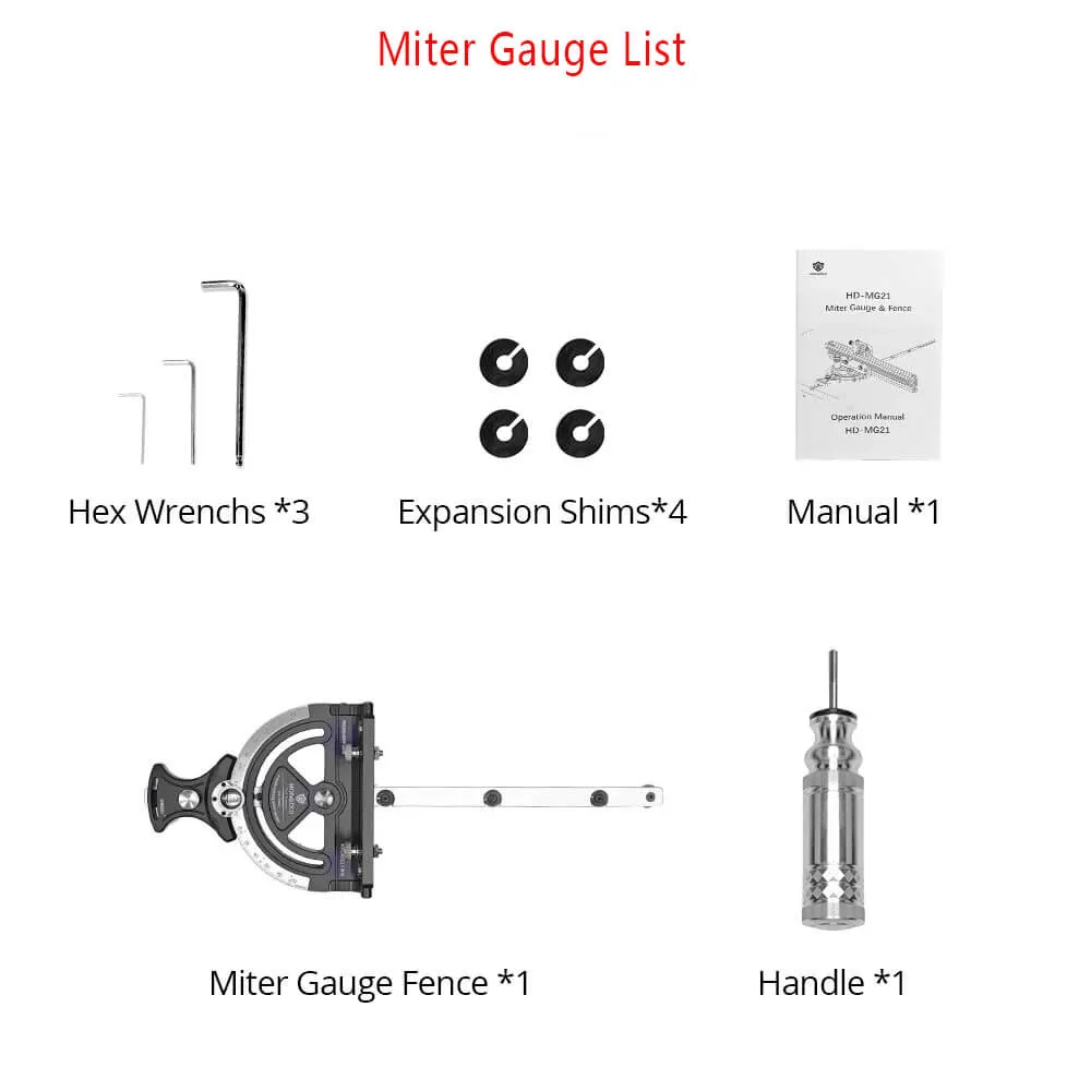 Precision Miter Gauge System for Table Saw
