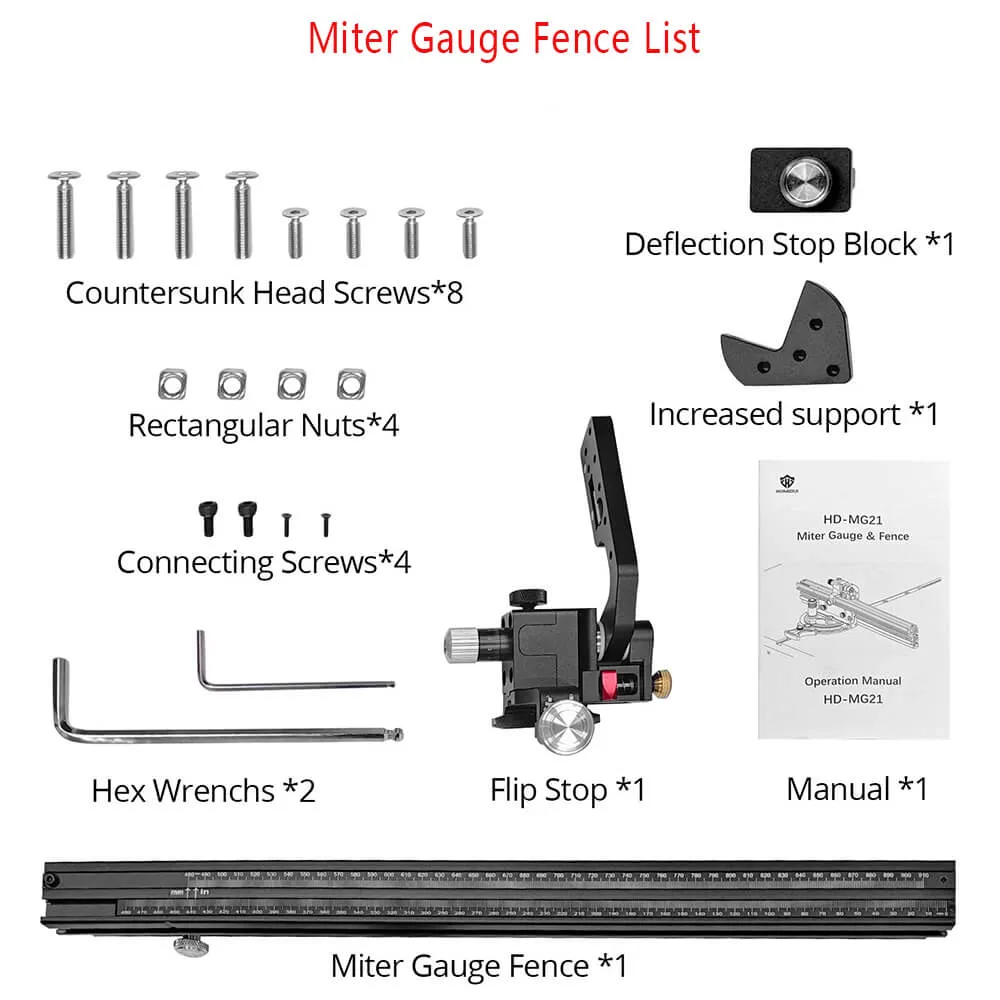 Precision Miter Gauge System for Table Saw