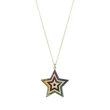 Rainbow Star Necklace