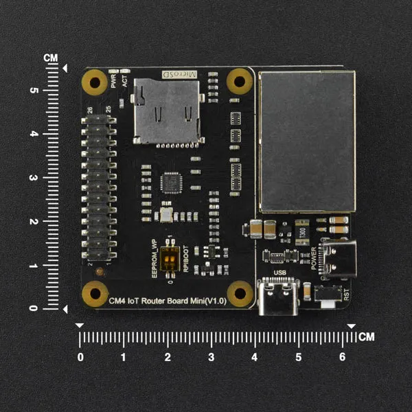 Raspberry Pi Compute Module 4 IoT Router Carrier Board Mini