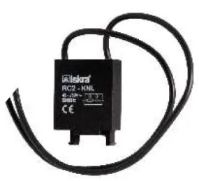 RC2-K0x 48-250VAC, RC Snubber Network 48-250VAC, For KNL or other Contactors