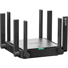 Reyee WiFi 6 Router AX3200 Wireless Internet High Speed Smart Router with 8 Omnidirectional Antennas  (Refurbished)