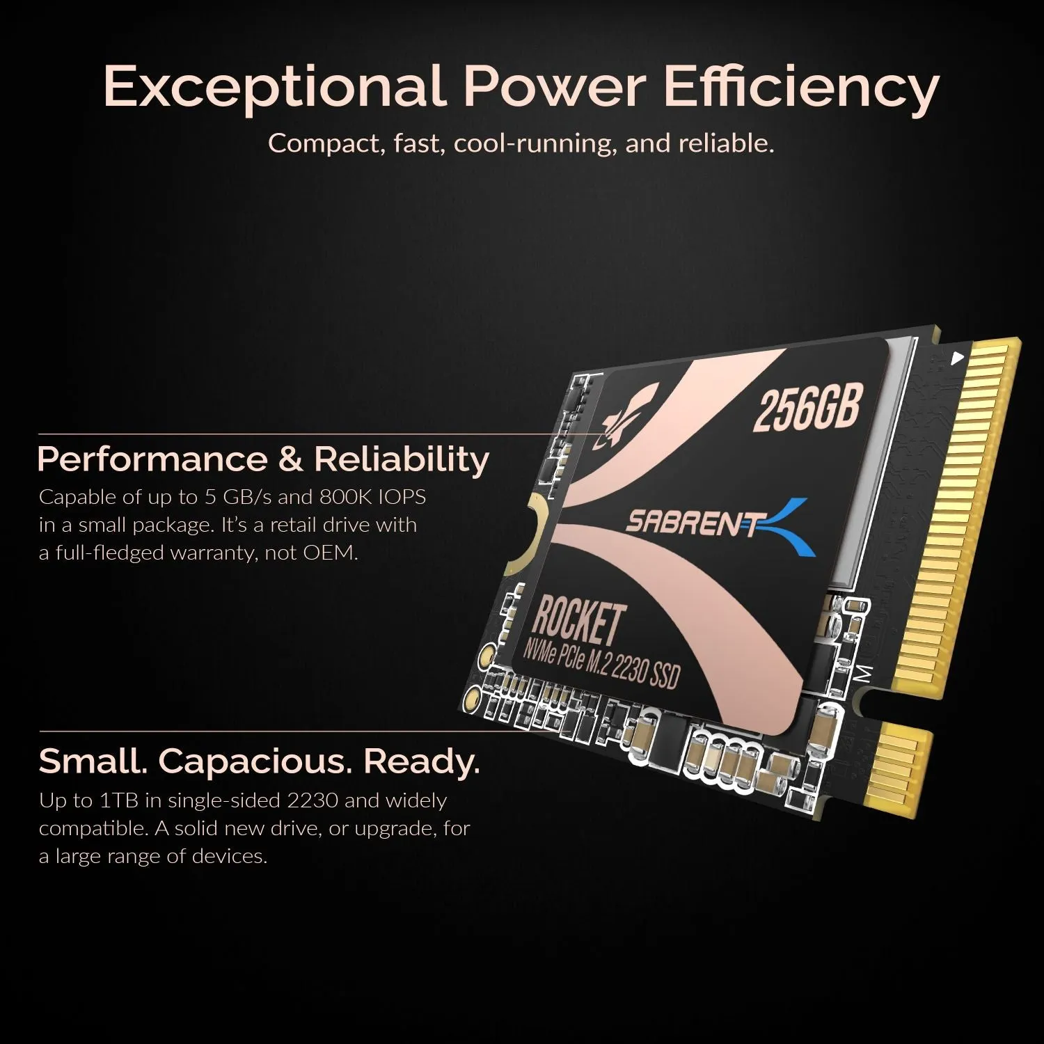 Rocket 2230 NVMe 4.0 256GB