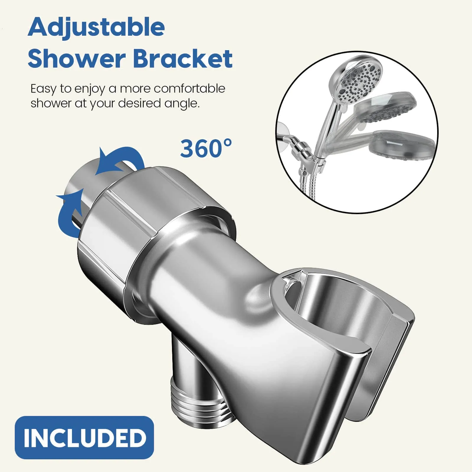 Samodra Three-Eyed Shower Head