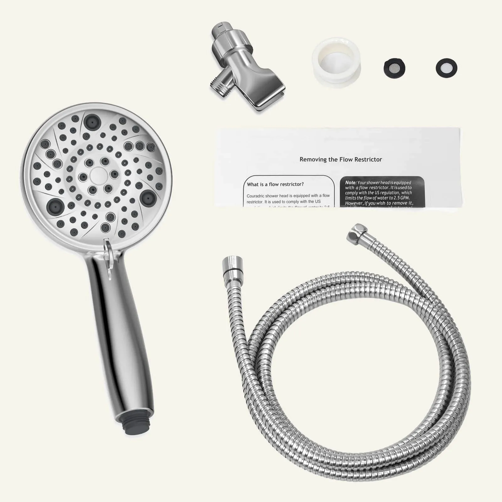 Samodra Three-Eyed Shower Head