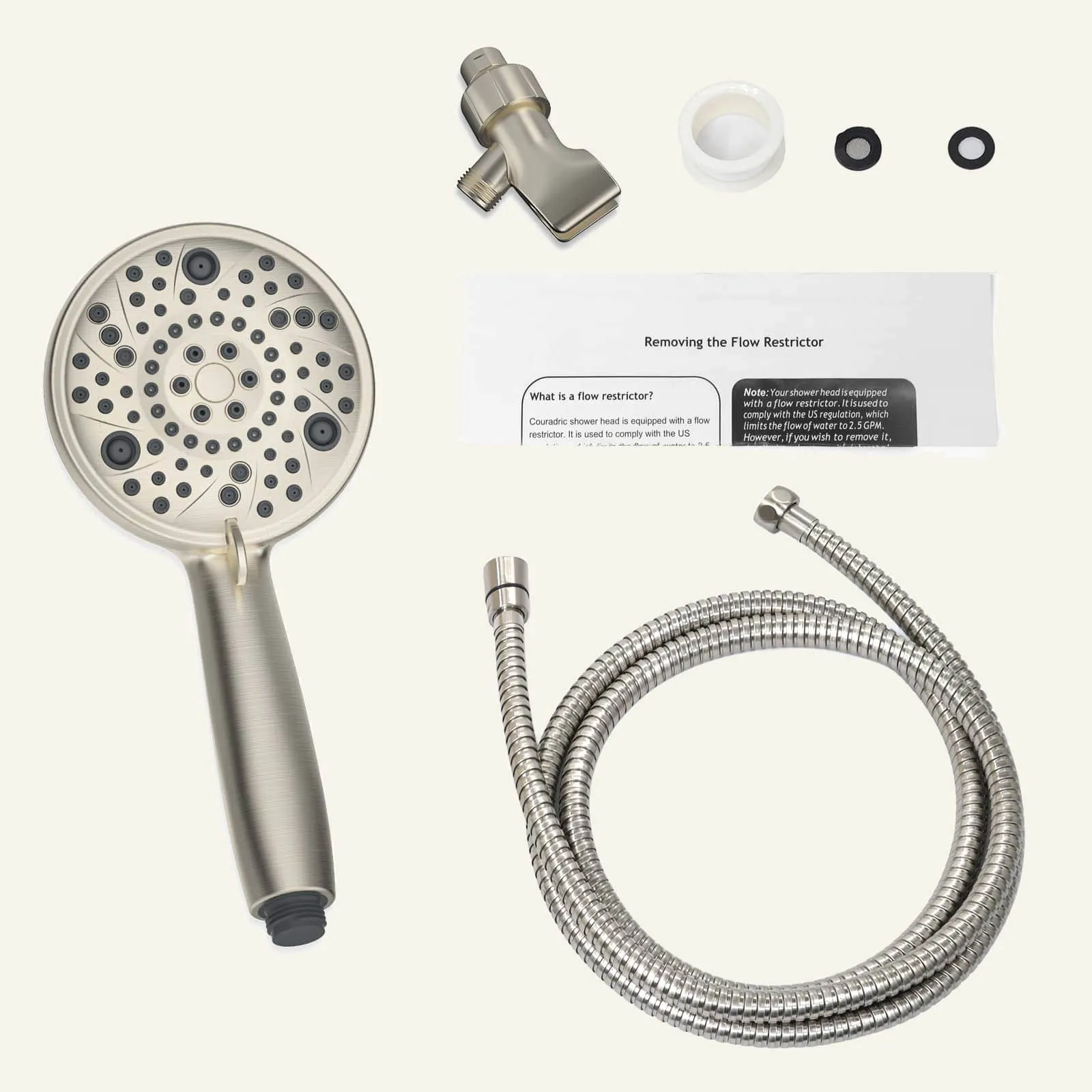 Samodra Three-Eyed Shower Head