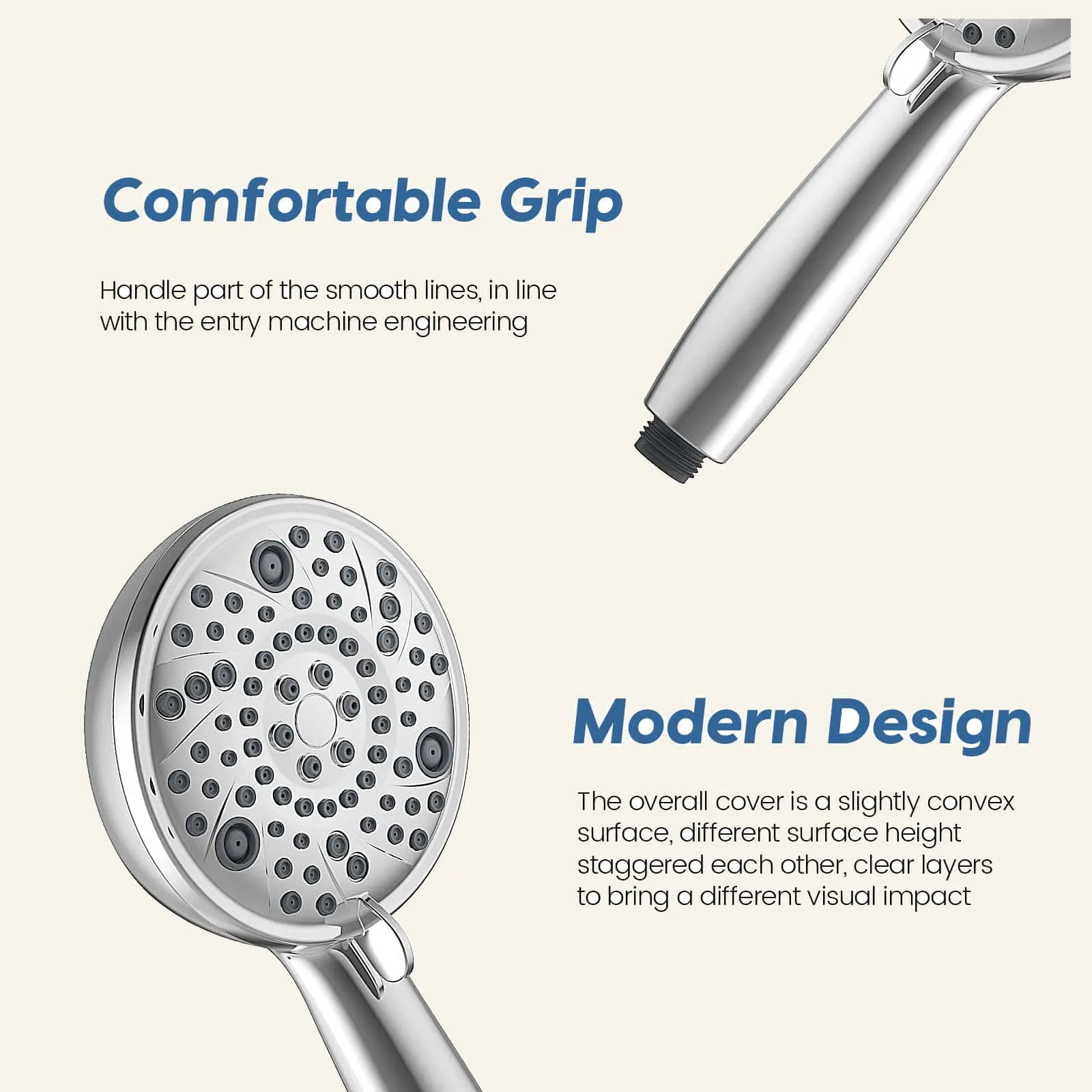 Samodra Three-Eyed Shower Head