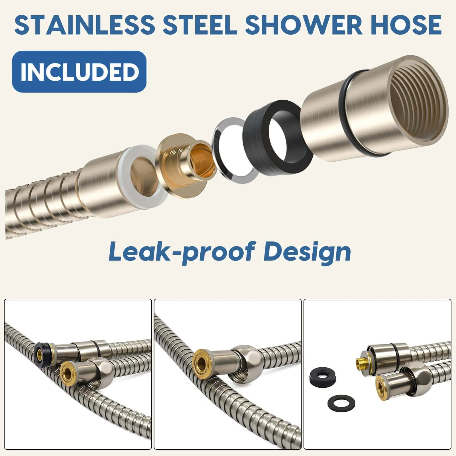 Samodra Three-Eyed Shower Head