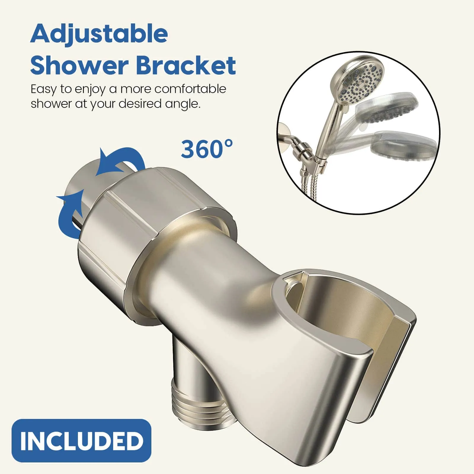 Samodra Three-Eyed Shower Head