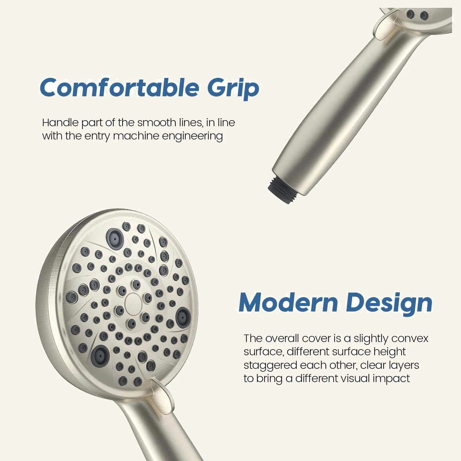 Samodra Three-Eyed Shower Head