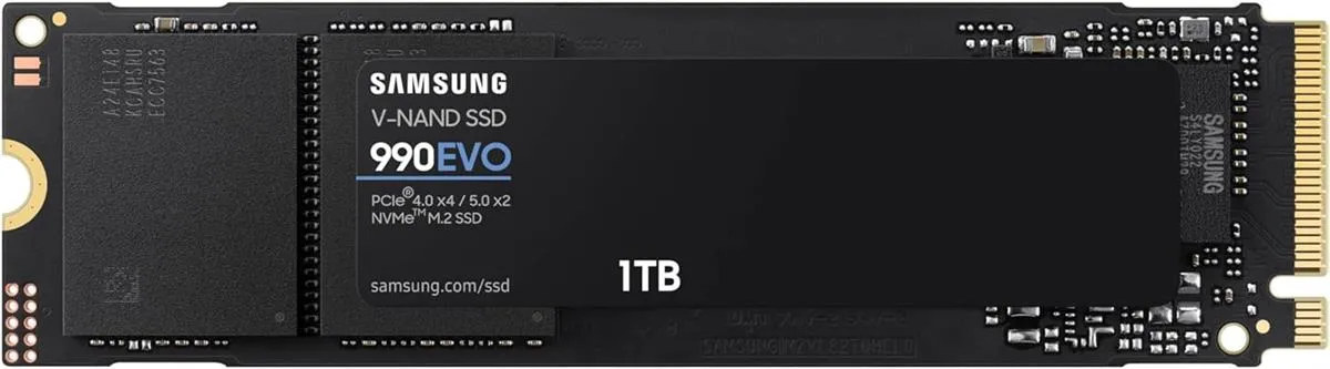 Samsung M.2 NVMe SSD 990 Evo 1TB 5.0