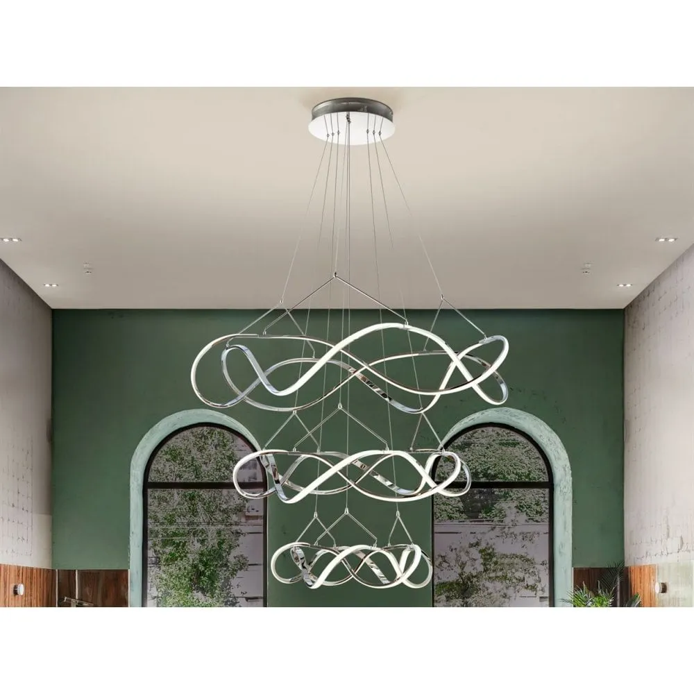 Schuller 763431B Molly LED Pendant Light Chrome