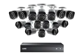 Security camera system with 16 hd security cameras
