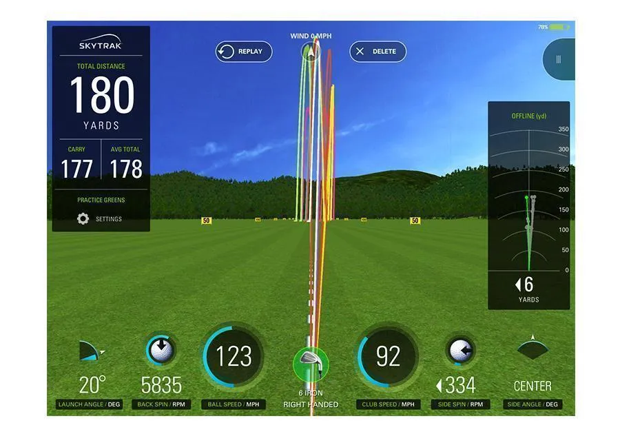 SkyTrak Launch Monitor and Golf Simulator