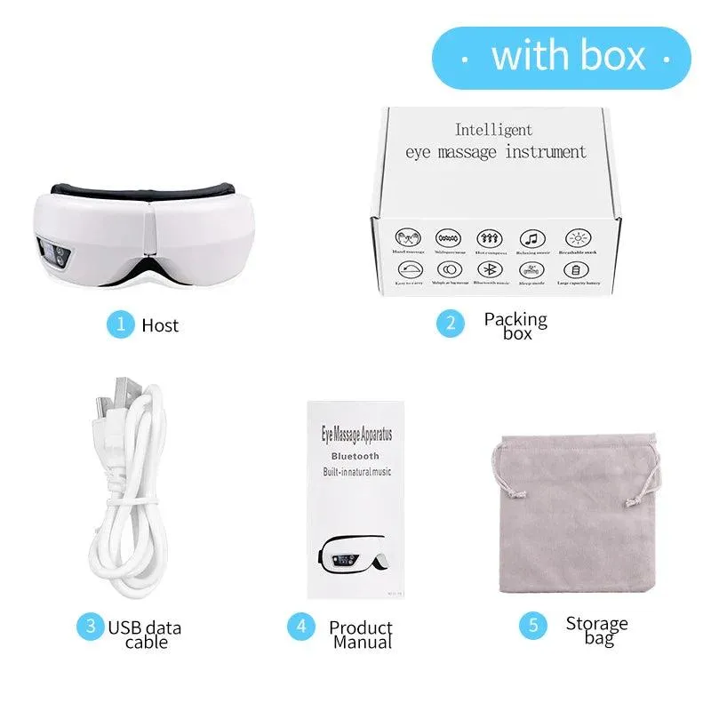 Smart Bluetooth Eye Massager: Relaxing Muscle Experience & Ultimate Eye Care Solution