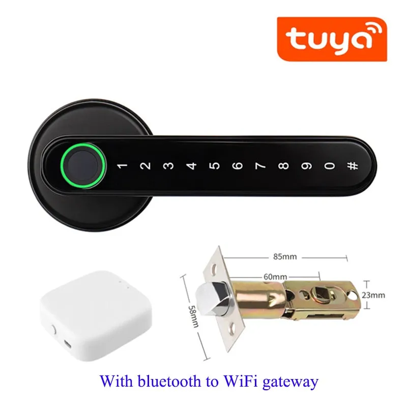 Smart Fingerprint Biometrics Lock For Indoor Wooden Metal Door