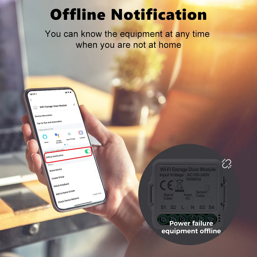 Smart life APP Remote Control Roller Shutter Door Switch Gate Tuya Bluetooth Smart Wifi Garage Door Opener