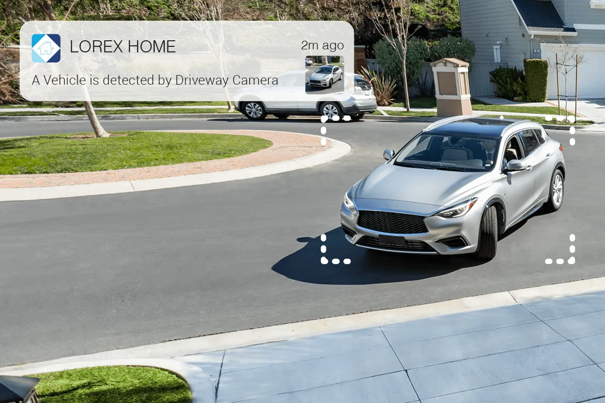Smart Outdoor WiFi Security Camera With Advanced Active Deterrence (3-pack)