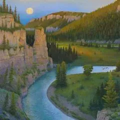 Smith River in June-Limited Edition Print