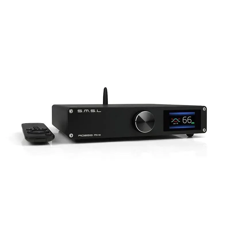 SMSL AO200 MK2 MA5332MS AMP Chip Bluetooth 5.0 Digital Power Amplifier