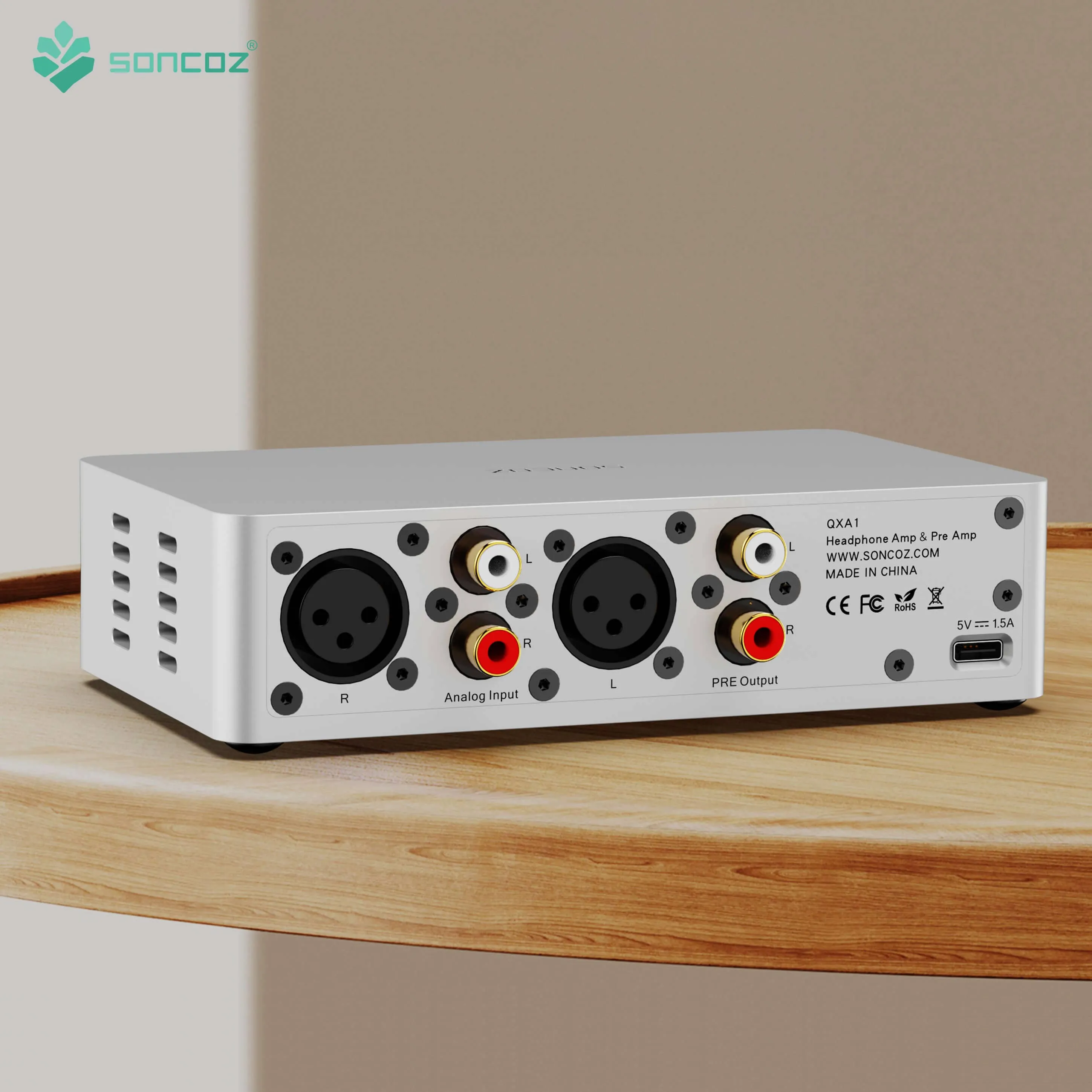 Soncoz QXA1 Fully Balanced Headphone Amp & Pre-Amp