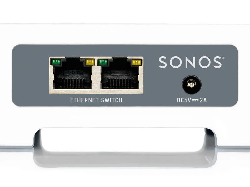 Sonos BRIDGE Connects To Your Router for Wireless Operation With Your Sonos Speaker System