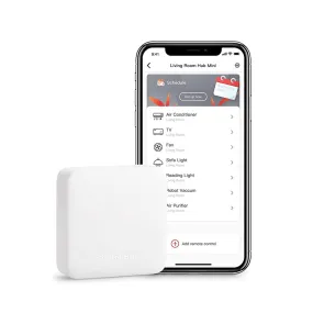 SwitchBot Hub Mini | Smart Remote - IR Blaster, Wi-Fi, Control TV, Air Conditioner, Compatible with Alexa, Google Home, IFTTT