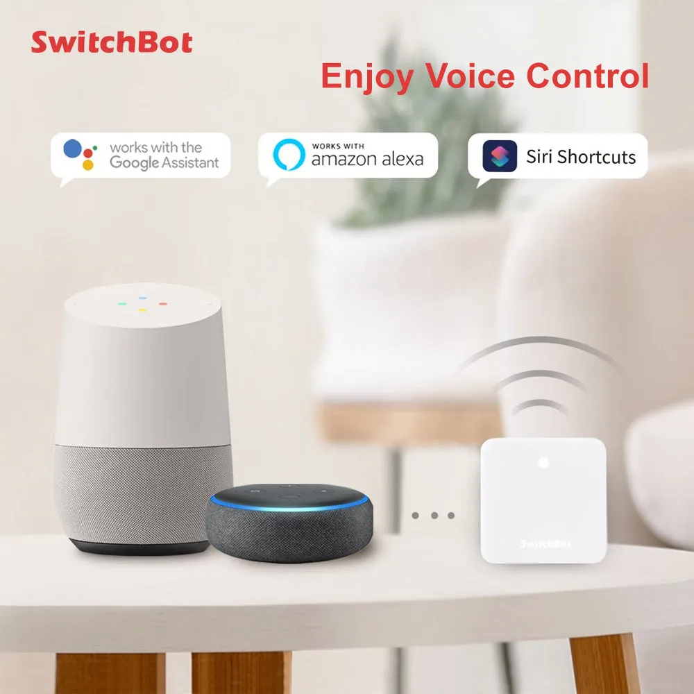 SwitchBot Hub Mini | Smart Remote - IR Blaster, Wi-Fi, Control TV, Air Conditioner, Compatible with Alexa, Google Home, IFTTT