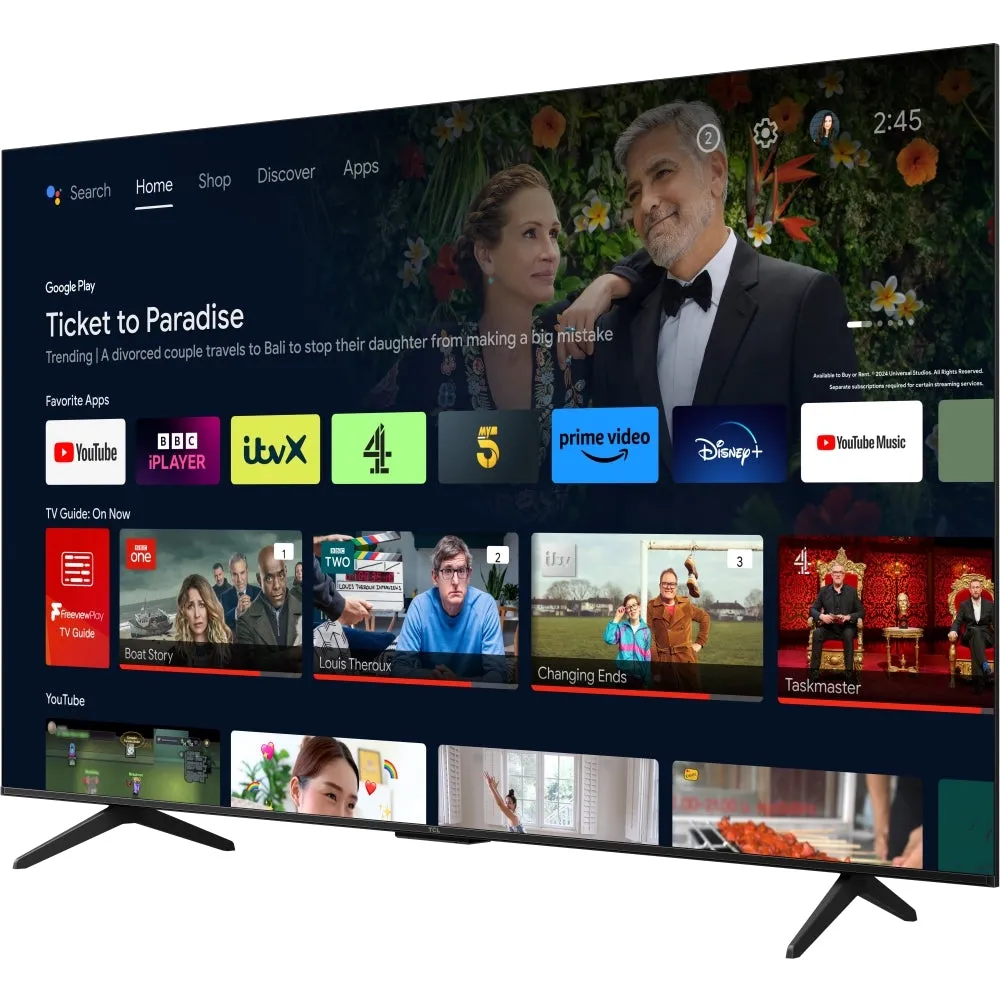TCL 75P755K P755K 75 Inch P755K 4K UHD HDR LED Smart Android TV 2024
