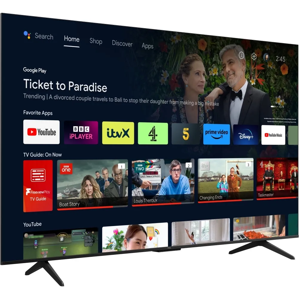 TCL 75P755K P755K 75 Inch P755K 4K UHD HDR LED Smart Android TV 2024