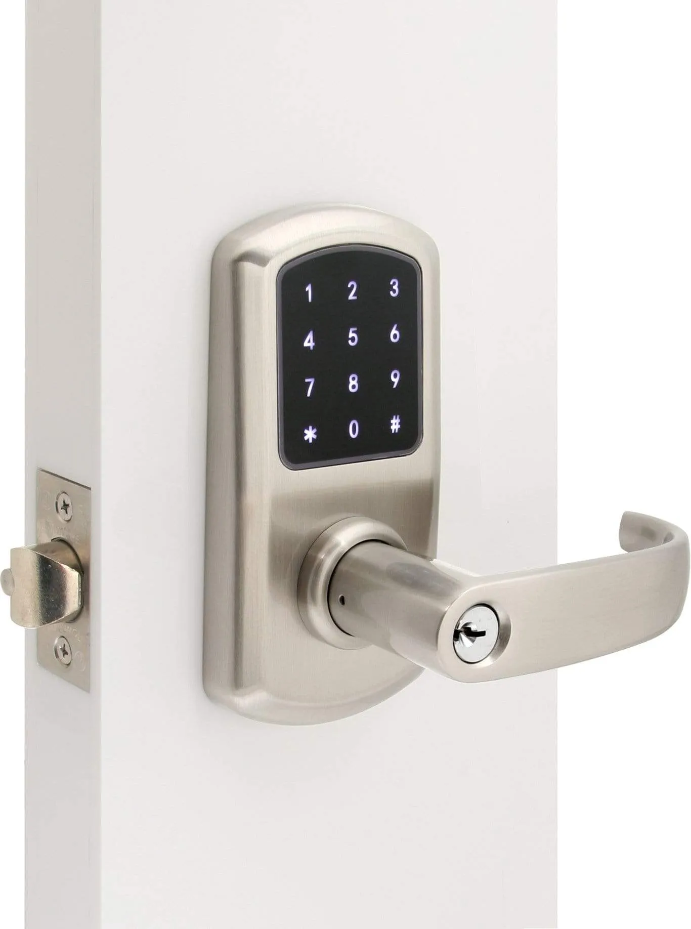 TownSteel E-Elite 5000 Series Grade 1 Touch Screen Electronic Lock w/WiFi -Satin Chrome