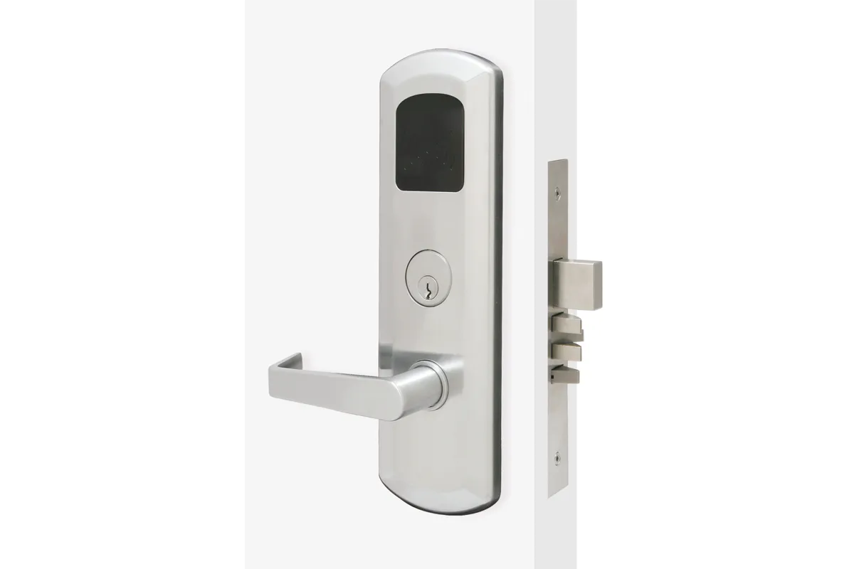 TownSteel E-Kontos 1B 5000 Series Grade 1 Electronic Mortise Lockset RF(WIFI) -Satin Chrome
