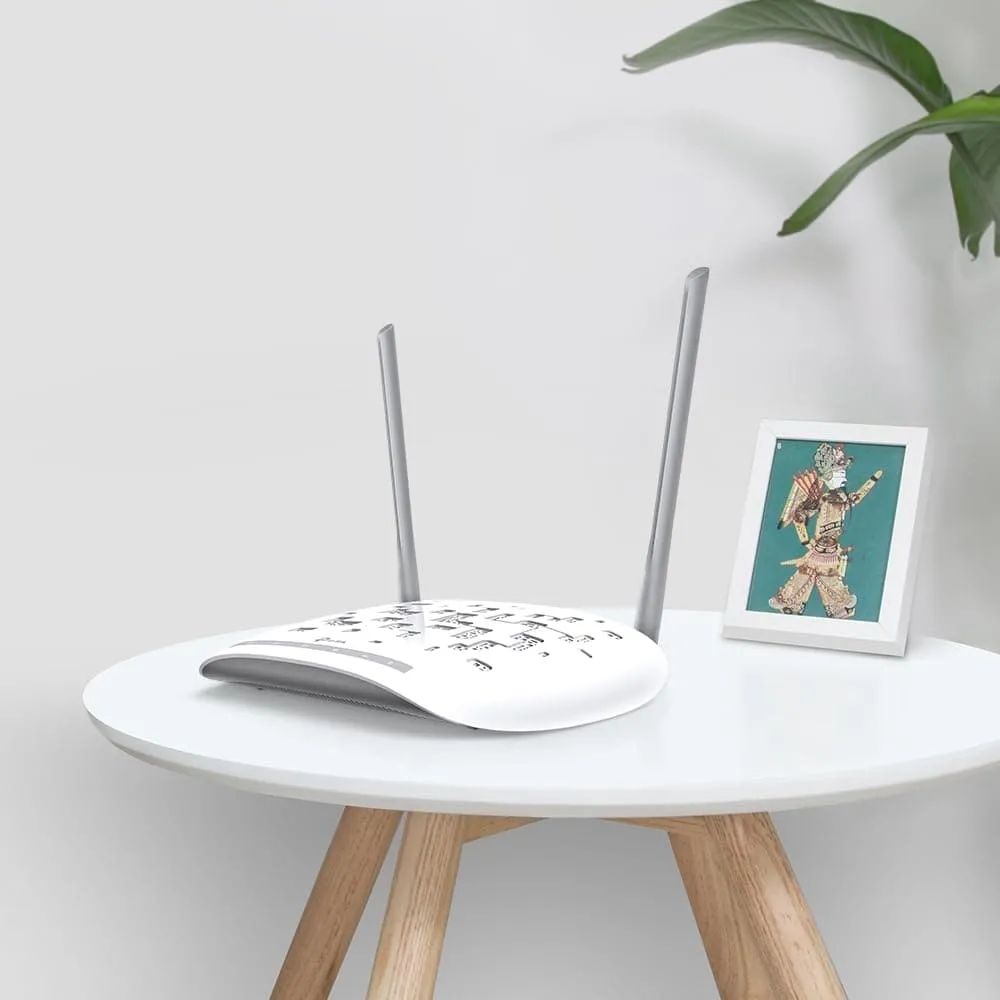 TP-Link 300 Mbps Wireless N USB VDSL/ADSL Modem Router, Single-Band, Broadband Speed Up To 100 Mbps, Versatile Connectivity, 4xFast Ports, USB 2.0, TP-Link Tether App, Easy setup(TD-W9970)