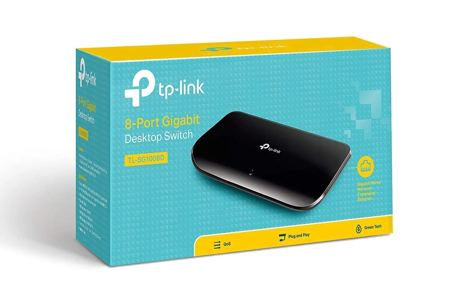 TP-LINK 8-Port Gigabit Desktop Switch TL-SG1008D