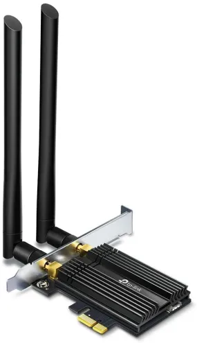 TP-LINK (ARCHER TX50E) AX3000 (574 2402) Wireless Dual Band PCI Express Adapter, Bluetooth 5.0, WPA3