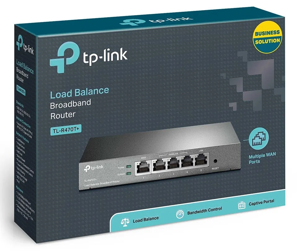 TP-Link TL-R470T  V6 Omada SDN Multi-WAN VPN Router