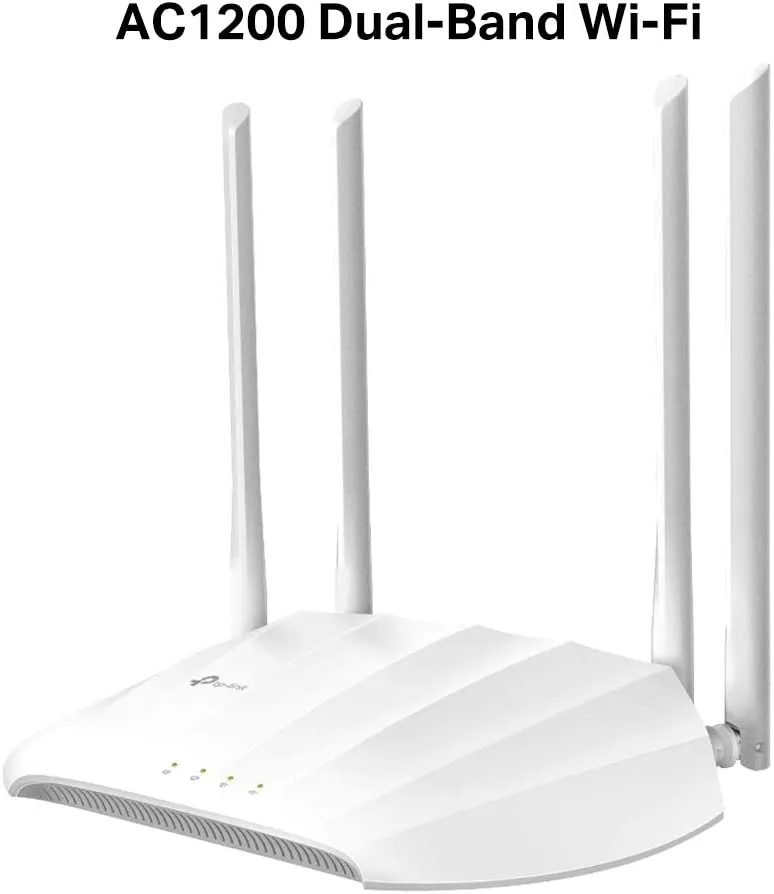 TP-LINK (TL-WA1201) AC1200 (867 300) Dual Band Wireless Access Point, MU-MIMO, Multi-mode - Range Extender, Multi-SSID, Client