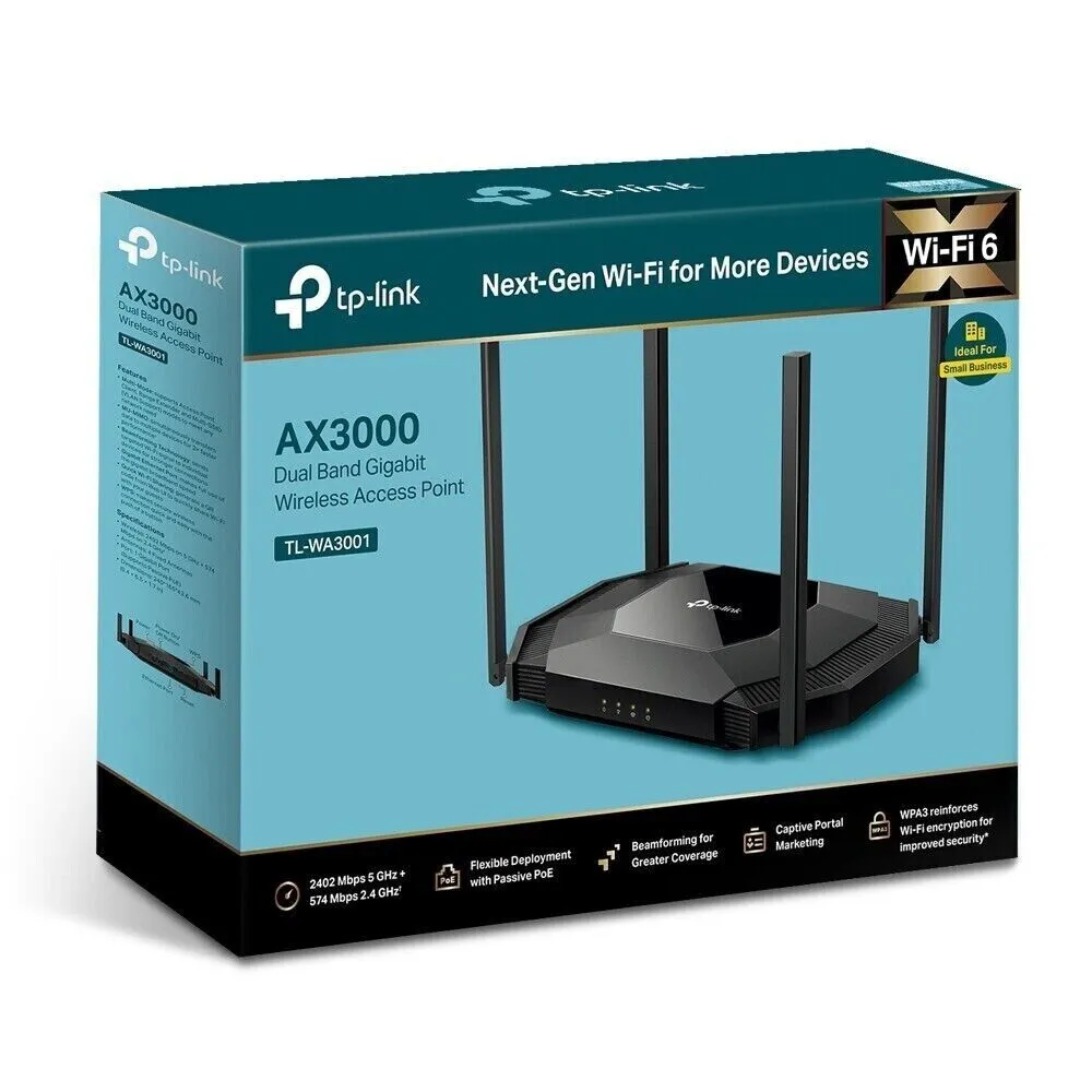 TP-Link TL-WA3001 AX3000 Gigabit Wi-Fi 6 Access Point