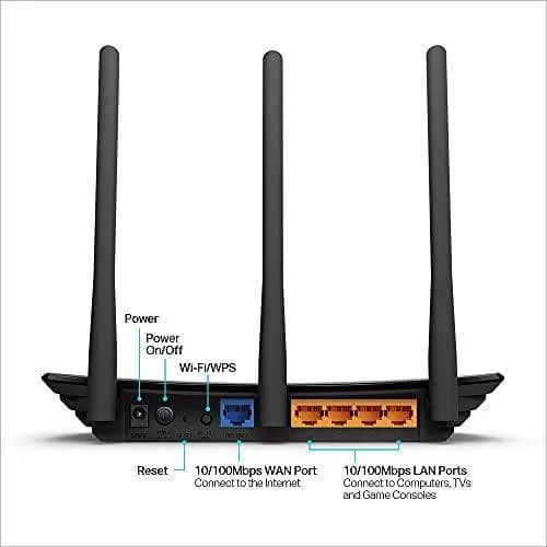 TP-Link TL-WR940N 450Mbps Wireless and Router - Black