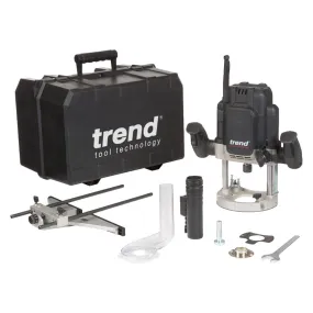 Trend T12EK 1/2" Variable Speed Plunge Router 2300W 240V