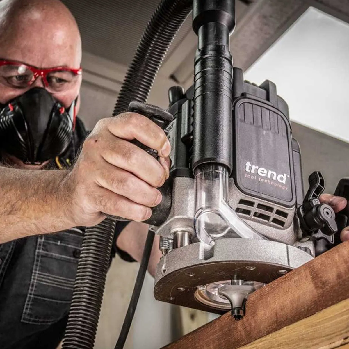 Trend T12EK 1/2" Variable Speed Plunge Router 2300W 240V