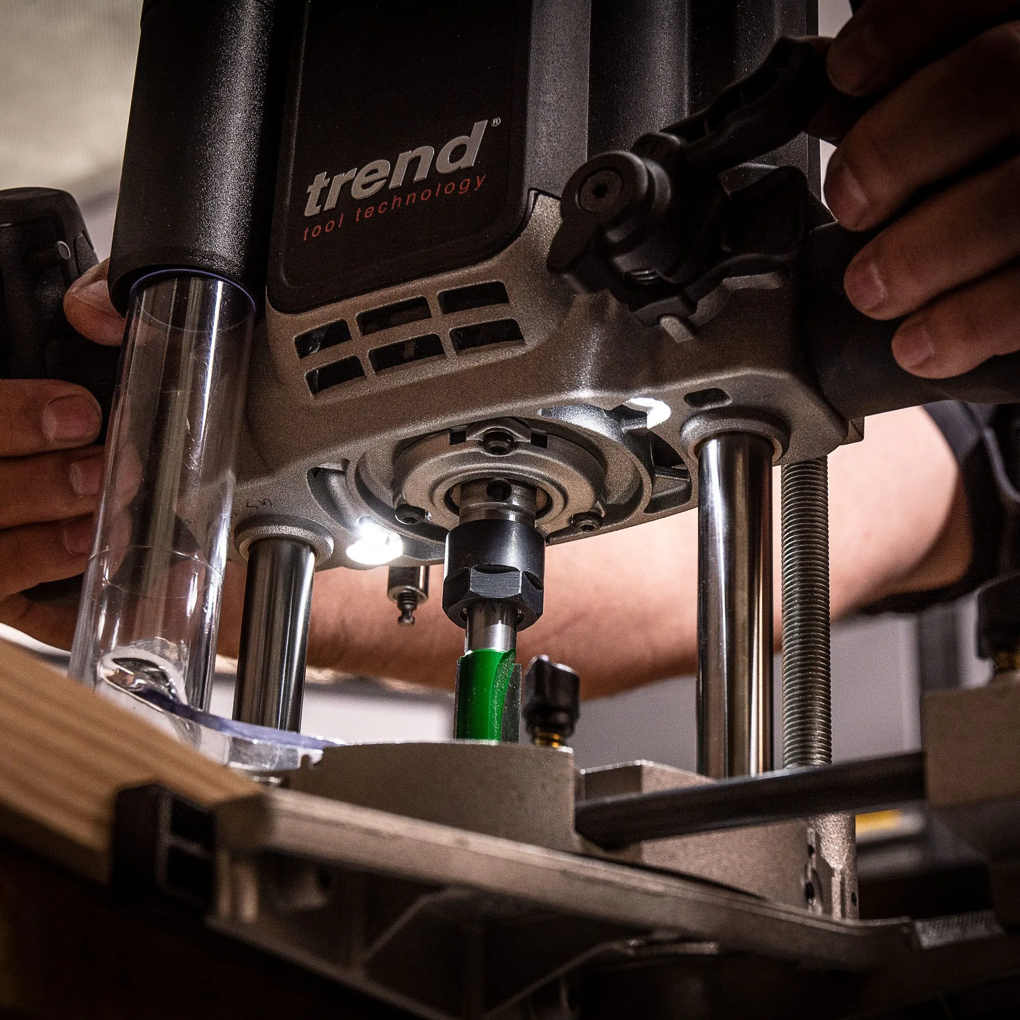 Trend T12EK 1/2" Variable Speed Plunge Router 2300W 240V
