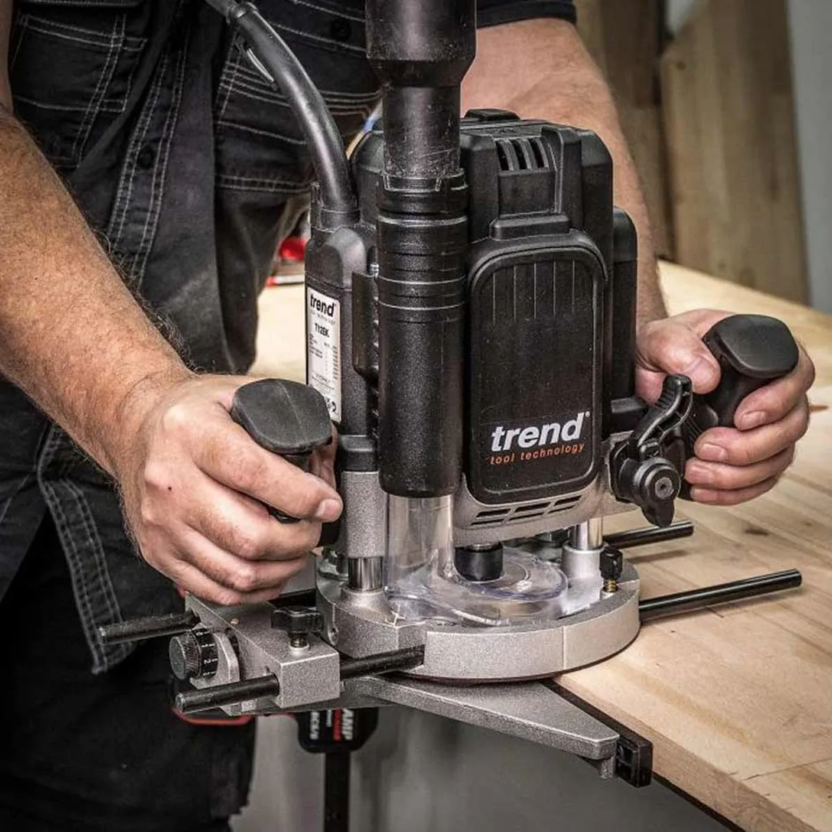 Trend T12ELK 1/2" Variable Speed Plunge Router 2100W 110V