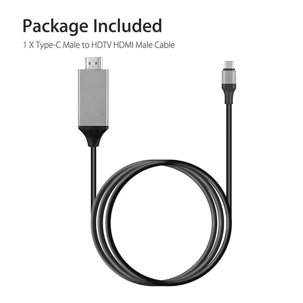 Type-C to HDMI HDTV 4K For Samsung Galaxy Note 8 9 S10  Plus Type C To HDMI Cable Adapter