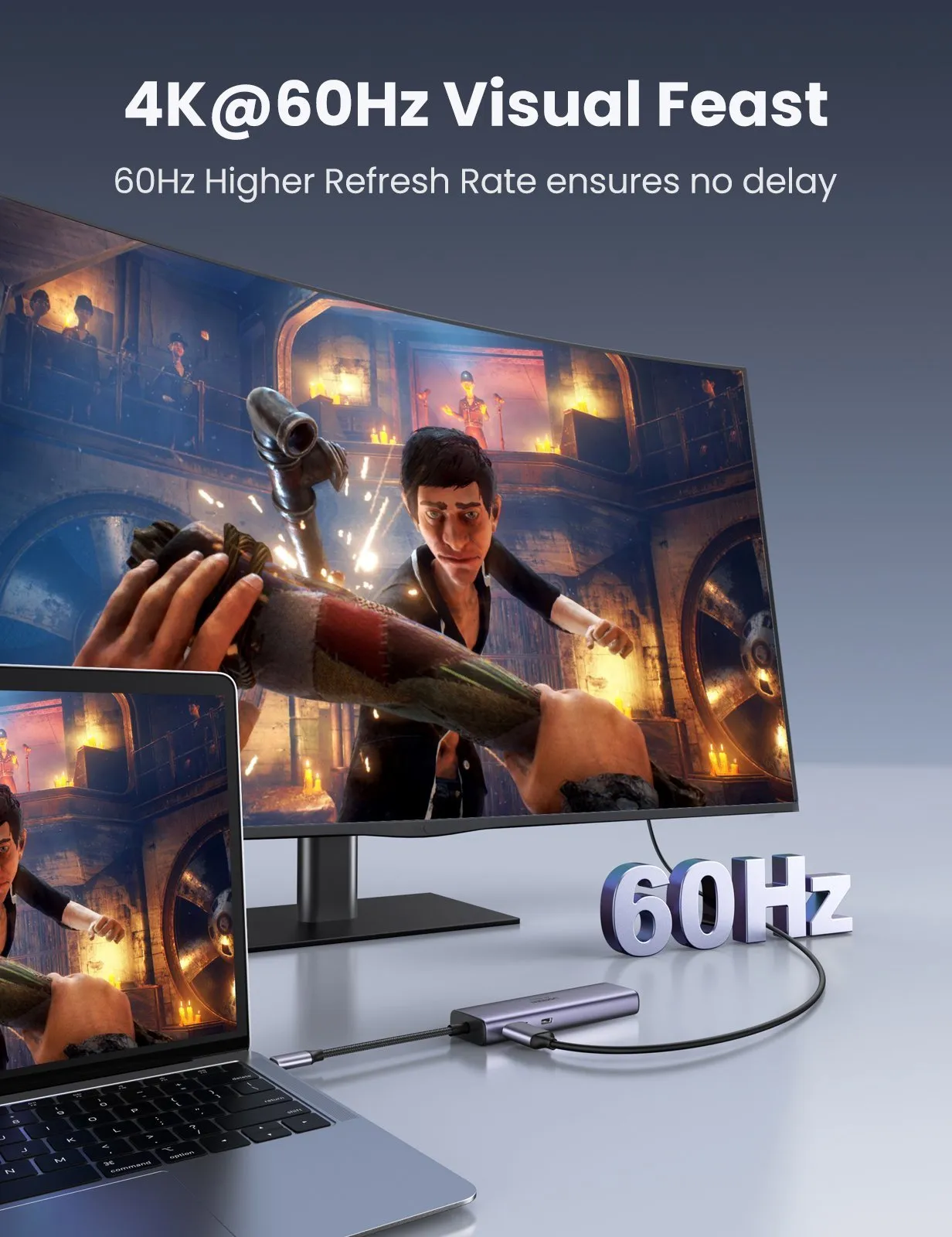UGREEN 7-in-1 4K HDMI USB C Hub
