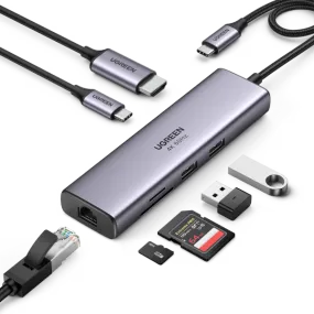 UGREEN 7-in-1 4K HDMI USB C Hub