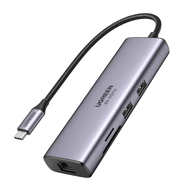 UGREEN 7-in-1 4K HDMI USB C Hub