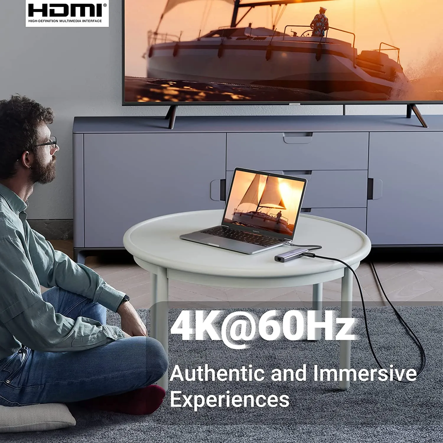 UGREEN 7-in-1 4K HDMI USB C Hub