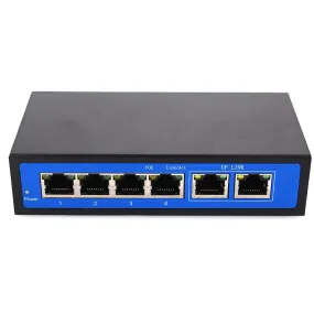 Universal POE Ethernet Switch IP Phone Home Router 4 2 Ports RJ45 250M Wireless AP Enterprise Networking CCTV Security IP camera